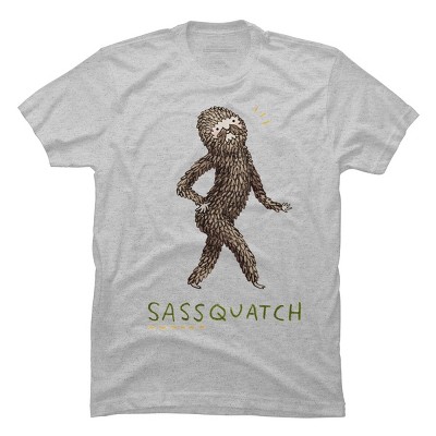 Men's Design By Humans Sassquatch By SophieCorrigan T-Shirt