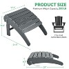 Yaheetech Ottoman Footrest for Adirondack Chair for Porch, Backyard, Lawn - 3 of 4