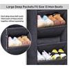 Space-Saving Over-The-Door Organizer with Deep Pockets - Narrow Profile Hanging Rack Stores Boots & Shoes in Minimal Closet Space - 3 of 4