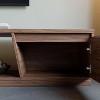 Modern Walnut Extendable TV Stand with Storage，Media Console with Smooth-Glide Drawers - 3 of 4