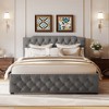 Queen Size Upholstered Platform Bed with 2 Drawers and 2 sets of USB Ports - 2 of 4