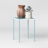 16.2" Iron Outdoor Plant Stand Blue - Opalhouse™ designed with Jungalow™ - image 3 of 4