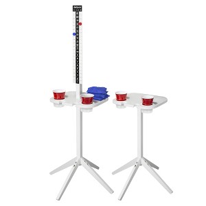 GoSports ScoreCaddy Set of 2 Outdoor Scoreboard Tables with Drink Holders - 1 of 4