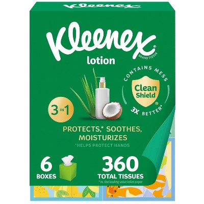 Kleenex Lotion 3-Ply Facial Tissue