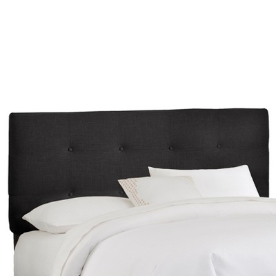 Black Tufted Headboard Full Target, Black Upholstered Headboard Queen Bed
