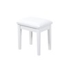 Cesicia Vanity Stool Makeup Bench, Dressing Stool with Cushion, White - 2 of 4