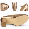 Perphy Women's Platform Ankle Strap Chunky Heels Mary Janes Pumps - 3 of 4