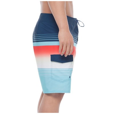Rokka&Rolla Men's 9" 4-Way Stretch Board Swim Shorts -Hawaiian Slush, size 45 — фото 7