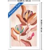 Trends International Reinders: Flowers - Earth Flowers in Floral Terra Framed Wall Poster Prints White Framed Version 14.725" x 22.375" - 3 of 4