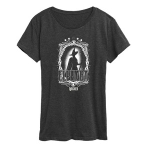 Women's - Wicked - Elphaba Wicked Witch Of The West Silhouette Short Sleeve Graphic T-Shirt - 1 of 4