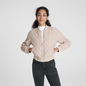 Women's Quilted Bomber Jacket - Wild Fable™ - 1 of 3