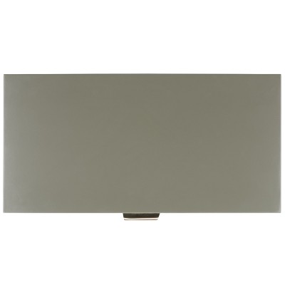 Nigel Dark Grey Brass 2-Door 1-Drawer Accent Cabinet
