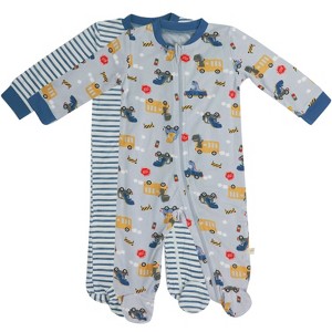Milkberry Rayon from Bamboo Infant to Toddler Pajama Set for Girls / Boys Sizes 12 Months - 5T - 1 of 4