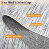 Machine Washable Low Pile Area Rug - Modern Abstract Non-Slip Accent Carpet for Dorm, Bedroom & Living Room - Fade & Stain Resistant - 4 of 4