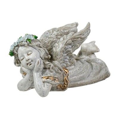 Northlight 6" Daydreaming Angel Outdoor Patio Garden Statue