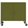 CLIHOME Heavy Duty Storage Cabinet, Freestanding File Cabinet with Wheels for Home Office, Industrial Style - 3 of 4