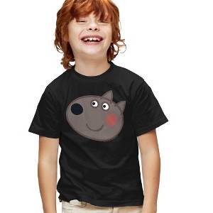 Boys' Short Sleeve Peppa Pig Danny Dog Face T-Shirt - 1 of 4