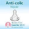 Dr. Brown's Preemie Flow Narrow Baby Bottle Silicone Nipple - Slowest Flow - 2pk - 0m+ - 3 of 4