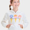 Girls' Pull Over Fleece Hoodie - Cat & Jack™ - 2 of 4