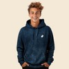 Dalix Ghost Embroidered Washed Hooded Sweatshirt Fleece Soft Cotton Mens - 3 of 4