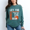 Simply Sage Market Women's Let The Madness Begin Long Sleeve Garment Dyed Tee - 2 of 4