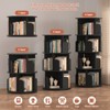 Aheaplus 4-tier Rotating Bookshelf Tower Revolving Corner Bookcase - 2 of 4