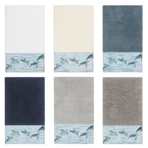 Linum Home Textiles 100% Turkish Cotton MIA Embellished Towel Set - 1 of 3