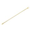 Haus of Brilliance 10K Yellow Gold Plated Silver 1/2 Cttw Diamond S Link Tennis Bracelet - 4 of 4