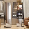 Fredees 15.94'' Wide Freestanding Jewelry Armoire,White - 3 of 4