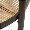 Olivia & May Rattan Coffee Table with Pressed Tempered Glass Top Brown - 3 of 4