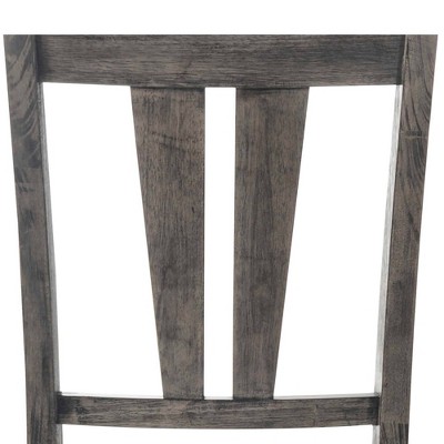 Grayson 5-Piece Gray Oak Dining Set with Padded Seats