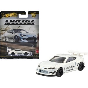 Subaru BRZ Pandem RHD (Right Hand Drive) White Metallic "Circuit Legends" Series Diecast Model Car by Hot Wheels - 1 of 4