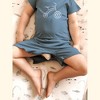 günamüna® Cotton T-shirt & Short Set with DIAPER-ZiP - 3 of 4