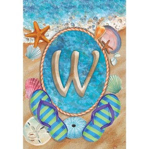 Briarwood Lane Summer Garden Flag 18x12.5 For Outdoor Summer Monogram Letter W Garden Flag Flag For Summer Garden Flag Flags For Outside - 1 of 4