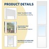 Docred Dog Door for Sliding Glass Door with Lock, Adjustable Height Doggy Door,No Drilling Install, Sliding Pet Door for Renters and Apartments Patio - 3 of 4