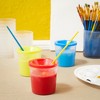 Juvale 12 Pack Spill Proof Paint Cups with Lids for Kids, Arts and Crafts Supplies for Classroom, 4 Colors, 3 x 3 In - 3 of 4