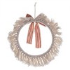 Transpac Polyester 15.7 in. Sand Christmas Macrame Modern Wreath - 3 of 4