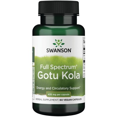 Swanson Full Spectrum Gotu Kola 435 mg 60 Caps.