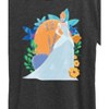 Women's - Disney Princess - Cinderella And Florals Short Sleeve Graphic T-Shirt - 2 of 4
