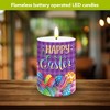 Briarwood Lane Flameless Candle 6x3 Painted Easter Eggs Flameless Candle with Timer for Easter - 3 of 4