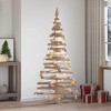 vidaXL Christmas Trees with Stand Natural 70.9" Solid pine wood - 2 of 4