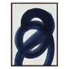 Kate & Laurel All Things Decor Sylvie Japandi 18 Framed Linen Textured Wall Art by Rocket Jack Brown Modern Abstract Wall Art - 2 of 4