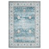 WhizMax Vintage Area Rug Floral Distressed Carpet Machine Washable Area Rug - 2 of 4