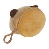 Unique Bargains Round Coin Purse Wallet Brown 1 Pc - 3 of 4