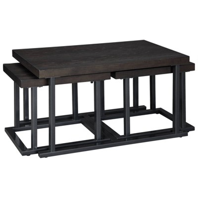 coffee table with stools