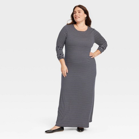 Long sleeve maxi t shirt dress hotsell