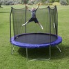 Skywalker Trampolines Heavy Duty Large 10 Foot Round Outdoor Trampoline for Kids with No Gap Safety Net Enclosure, Blue - image 2 of 4