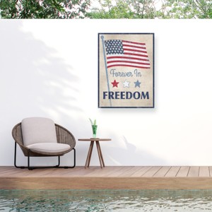 "Forever in Freedom Dark" Outdoor Canvas - 1 of 4