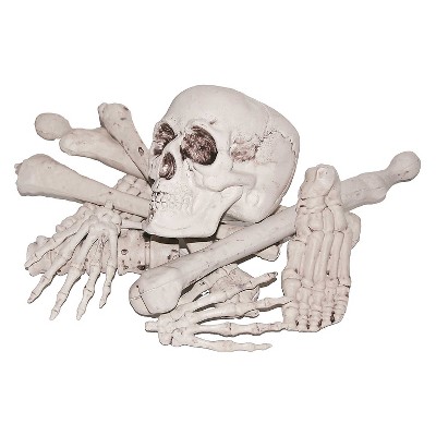 Seasons 17-1/2 in. Bags of Bones Halloween Decor 