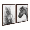 (Set of 2) 18" x 24" Sylvie Benevolence and Indomitable Framed Canvas Set Brown - Kate & Laurel All Things Decor - 2 of 4